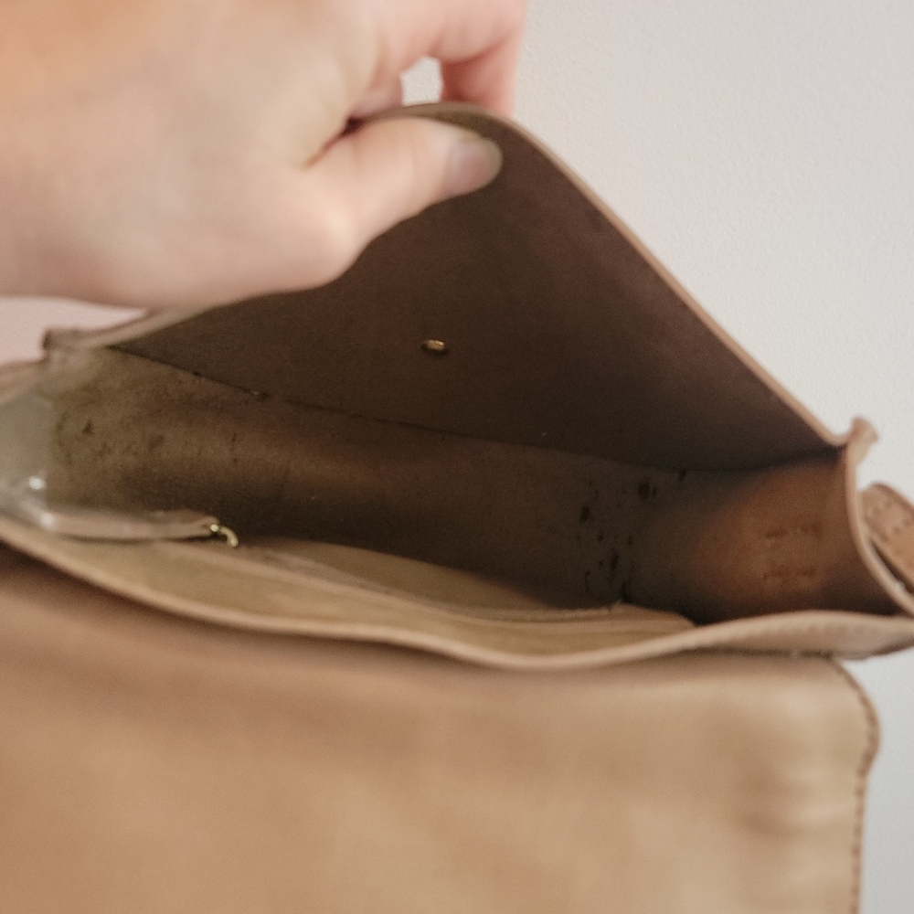 Sole Society Vegan Leather Tan Cross Body - Picture 13 of 13